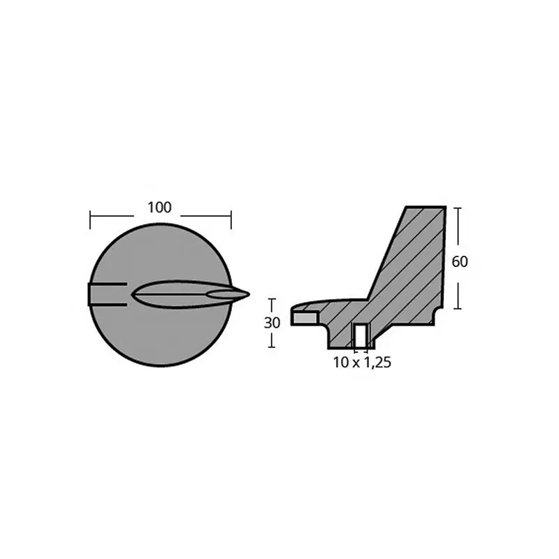 PINNA DIREZIONALE IN ALLUMINIO Sconto