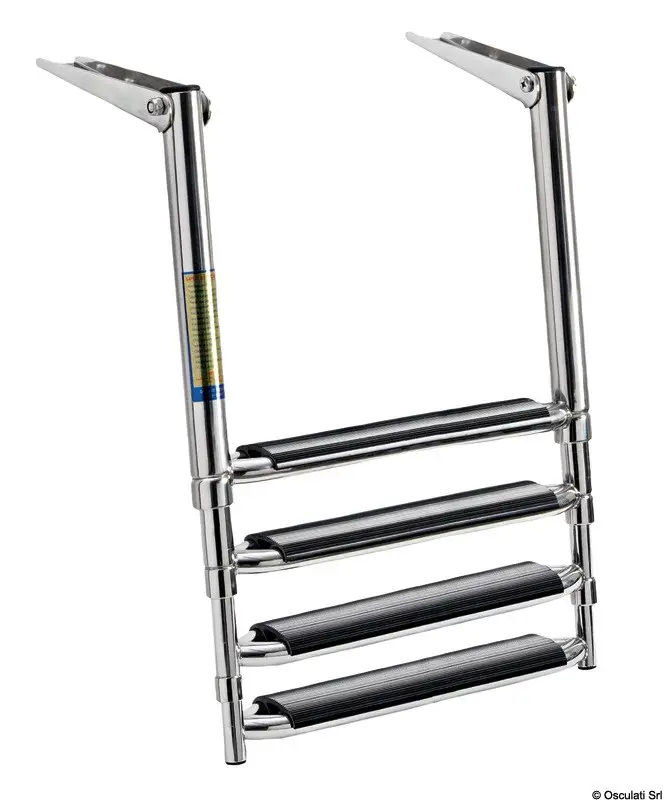Scaletta telescopica BIG 4 gradini sovraplancetta slide-out Prezzo Conveniente