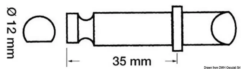 Compra Online Scalmo plastica/ottone 12 x 35 mm