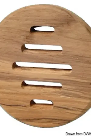 Spedito Oggi Frontalino protezione teak Ø 100 mm