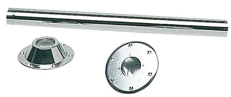 Gambo tavolo fisso 700 mm acciaio cromato Subito Disponibile