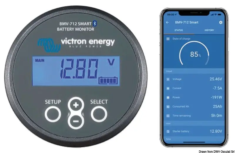 Di Tendenza Monitor Batteria BMV-712 Smart