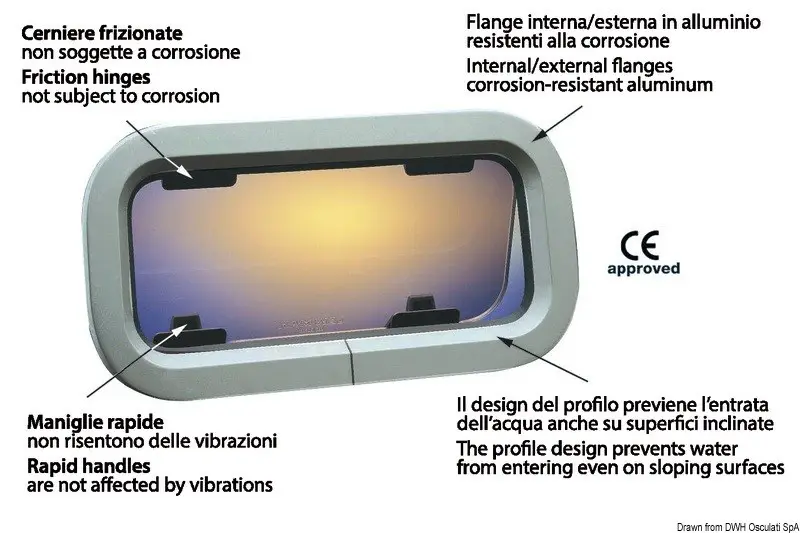 Miglior Prezzo Oblò Lewmar Standard 3