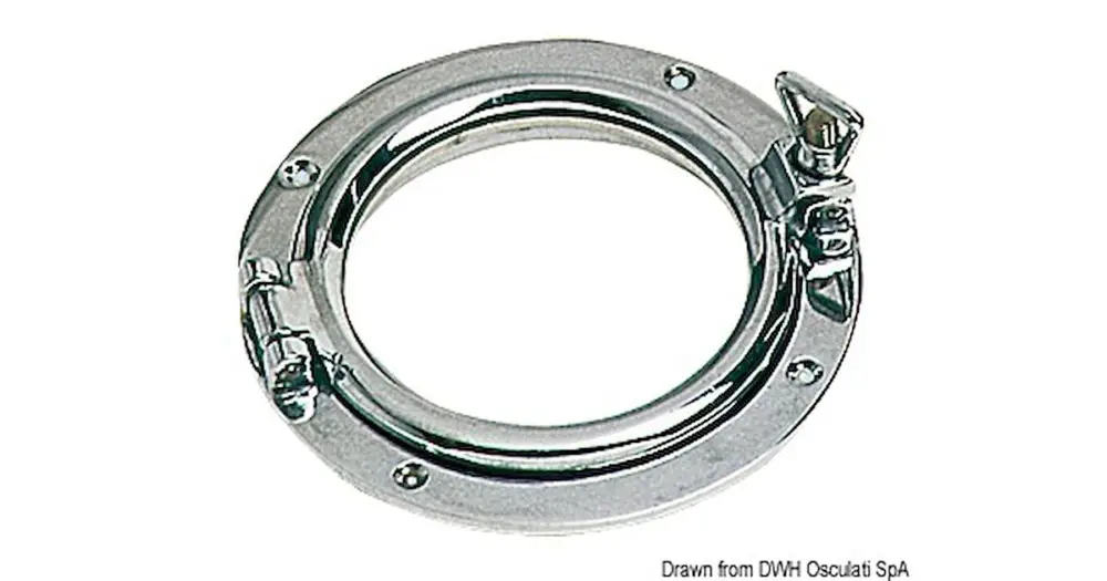 Promozione Oblò tondo ottone cromato 180 mm