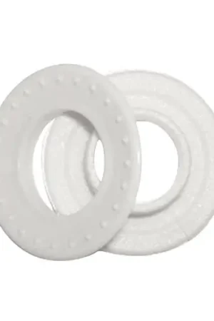 OCCHIELLI E RONDELLE NYLON CF.12pz. Prezzo Di Fabbrica