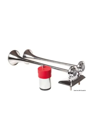 Reso Gratuito FIAMM Ponente tromba a doppio corno in acciaio inox con compressore