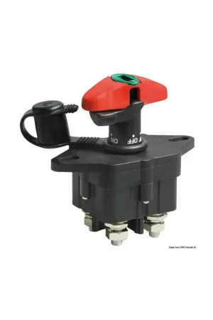 Solo Oggi Littelfuse staccabatteria bipolare con chiave per scafi metallici