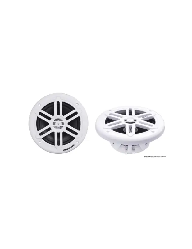 Coppia altoparlanti stereo doppio cono con carcassa ABS Occasione
