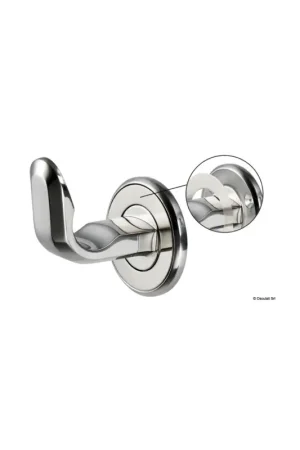 Prezzo Conveniente Gancio inox AISI 316 con viti mascherate, 73,6x67,7x57,3 mm