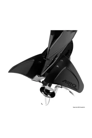 Hydrofoil Sting Ray AIRO-1 nero, fissaggio a viti, motori 4-350 HP Esclusivo