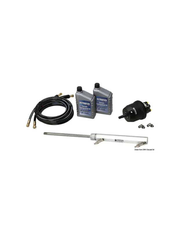 Ultraflex Hyco-OBS/M, kit timoneria idraulica fino a 150 HP Pagamento Sicuro