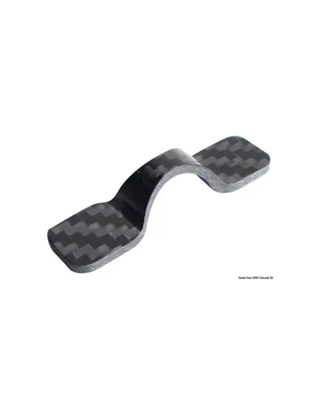 Ultime Pezzi Ropeye ROSOE Eyestrap ponticello in carbonio da incollare
