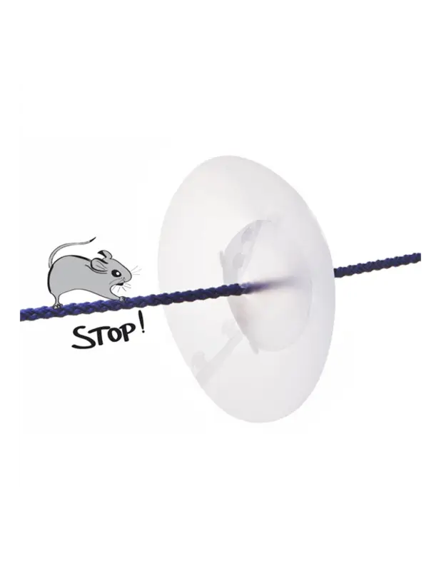 Prezzo Basso Antirodio in plastica trasparente UV per cima ormeggio Ø 10-20 mm