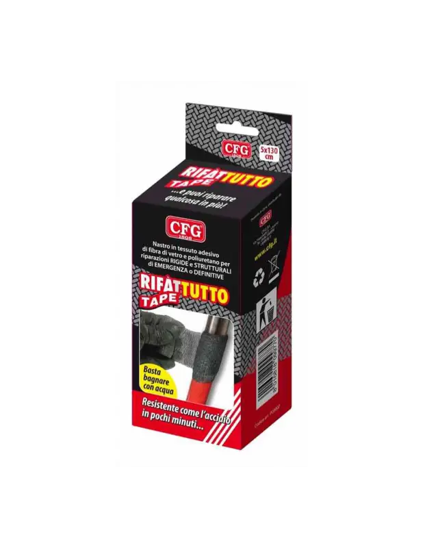 Spedito Oggi CRC Rifatutto Tape nastro fibra di vetro resina poliuretanica, 5x140 mm