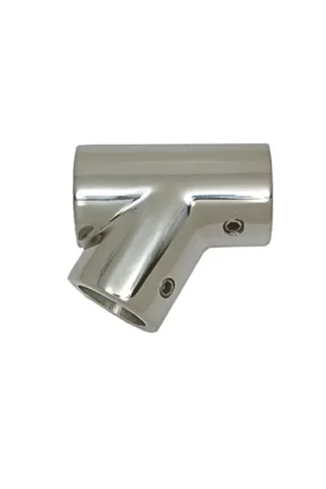 Ultima Occasione Raccordo a tee inclinato microfuso inox AISI 316 lucido, Ø 22-25 mm