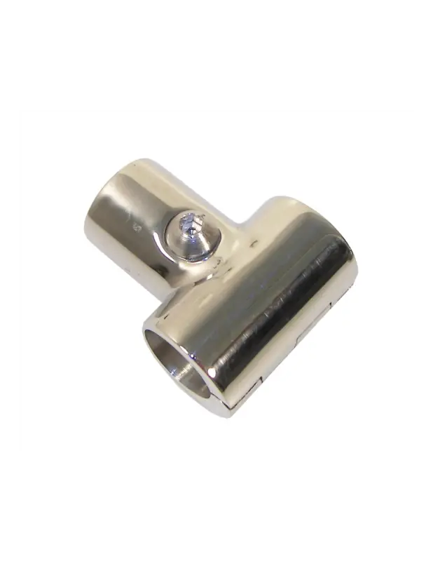 Ultimissimo Modello Raccordo a tee dritto apribile inox AISI 316 microfuso, Ø 22 o 25 mm