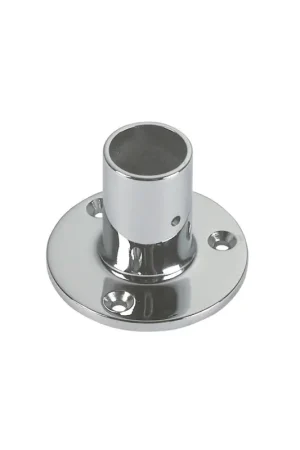 Foresti base tonda dritta 90° ottone cromato, Ø 22-25 mm, base 60 mm Prezzo Di Fabbrica