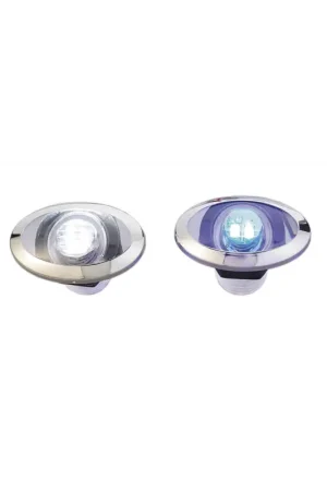 Solo Oggi Luce di cortesia 2 LED inox AISI 316 12V, 28 lumen, 0,4W
