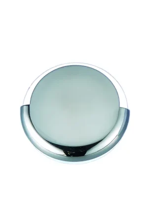 A Buon Prezzo Luce di cortesia 9 LED inox 12V 0,9W, montaggio a filo, bianca calda o blu