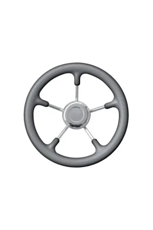 Savoretti volante grigio 5 razze inox rivestito poliuretano morbido, Ø Bestseller
