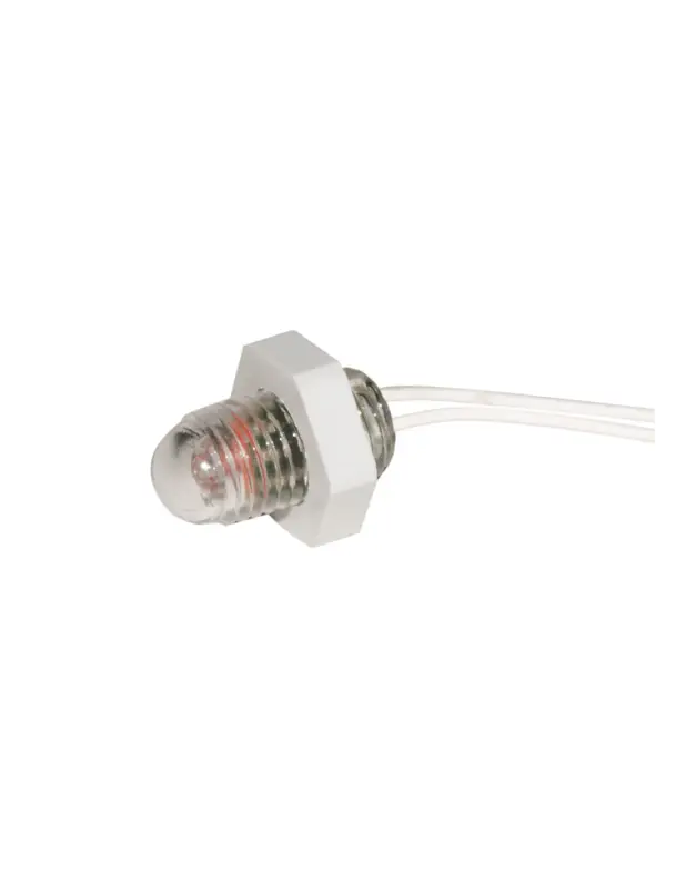 Esclusivo Binding Union luce di cortesia 1 LED, IP67, filettata Ø12 mm, 10/24V