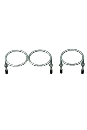 Super Prezzo Portabicchiere AAA ad anelli inox AISI 316, Ø 50,8 mm, 1 o 2 anelli
