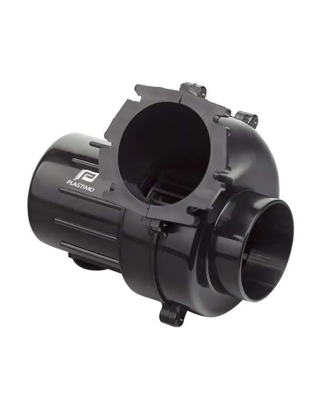 Nuova Collezione Plastimo elettroventilatore poliammide 12V 4A, portata 150 m³/h, Ø70 mm