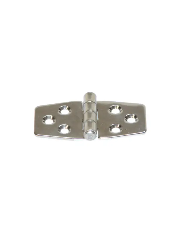 Roca cerniera esagonale inox AISI 316 lucida a specchio, 76x40 mm, sp. 2 mm Sconto