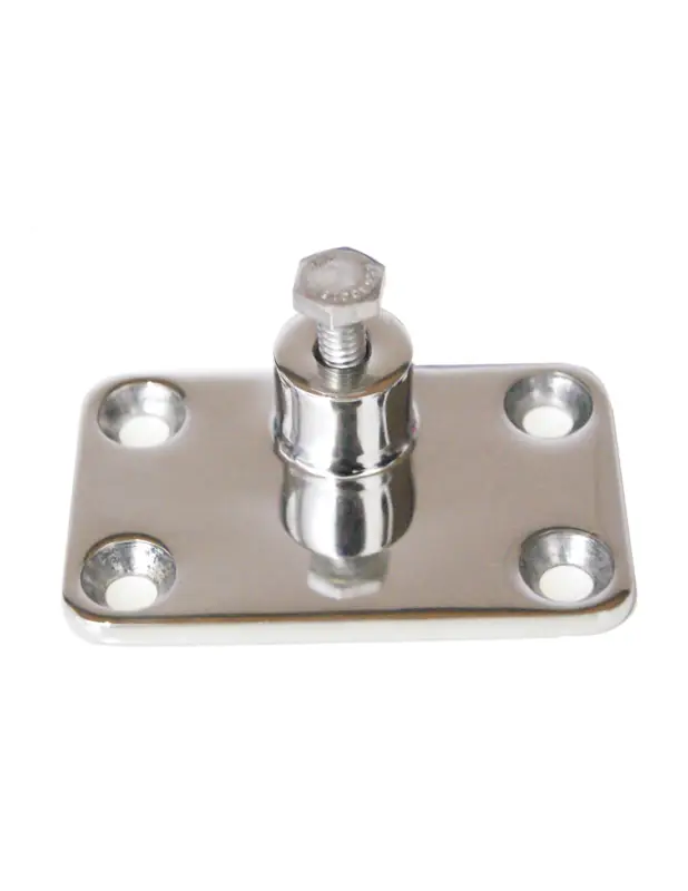 Attacco laterale per capottina inox AISI 316, base 72x47 mm Offerta Lampo