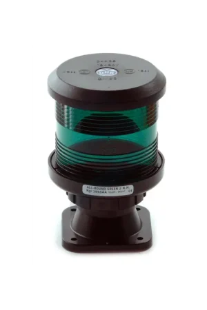 A Buon Prezzo Fanale DHR Serie 35 luce verde 360°, omologato MED, policarbonato nero