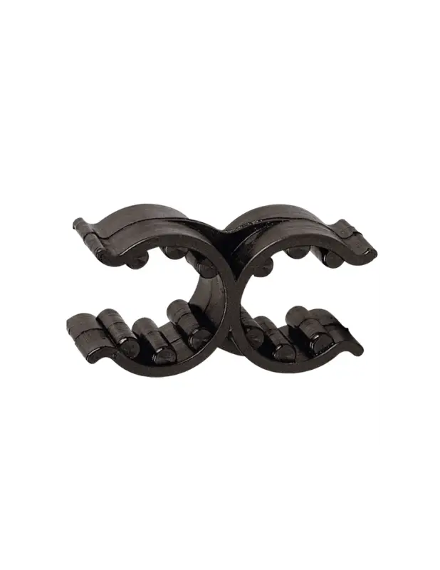 Offerta Speciale Nuova Rade clips doppia plastica nera, Ø 18/25 mm
