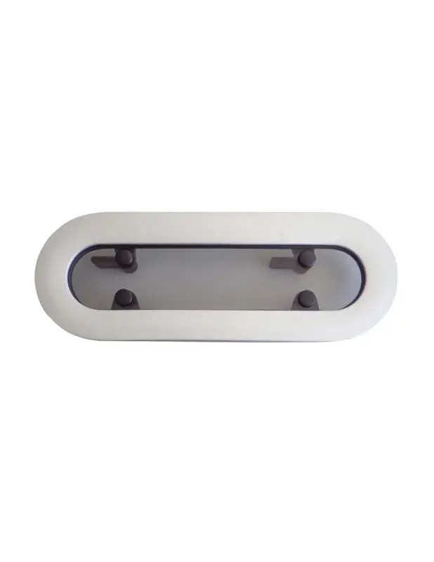 Nautica F4 oblò semiellittico apribile, lega anodizzata, metacrilato 10 mm Reso Gratuito