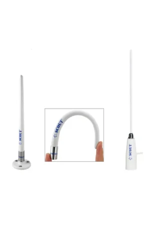 Sconto Antenna AM/FM Scout rimovibile, base Ø 60 mm, 25 cm e 90 cm, 4 m di cavo
