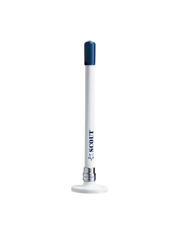 Antenna VHF Scout stilo rimovibile a vite, 22 cm, base Ø 60 mm Offerta Del Giorno