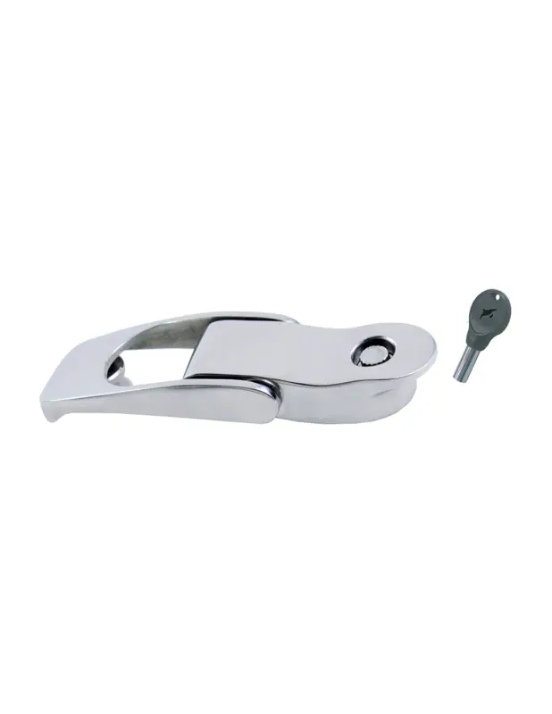 Marine Town chiusura a leva inox AISI 316 con chiave, 82x25 mm Offerta Limitata
