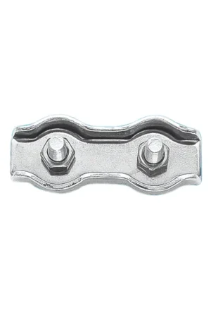 Morsetto doppio inox AISI 316, cavi da 3 a 8 mm Di Tendenza