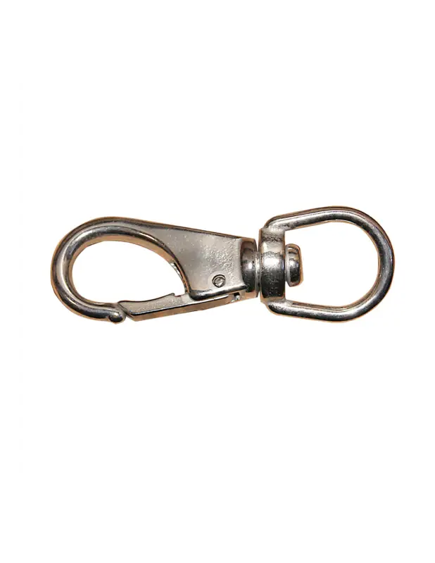 Moschettone occhio girevole gancio a scatto inox AISI 316, L 85-100 mm Scelto Dai Clienti