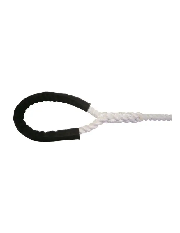 Nuovo Arrivo Plam proteggi cime in nylon nero con velcro, cima Ø 18-44 mm, rotolo 25 m