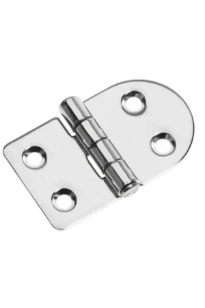 Pagamento Sicuro Roca cerniera standard AISI 316 lucidato a specchio, 67x40 mm, perno Ø 9 mm