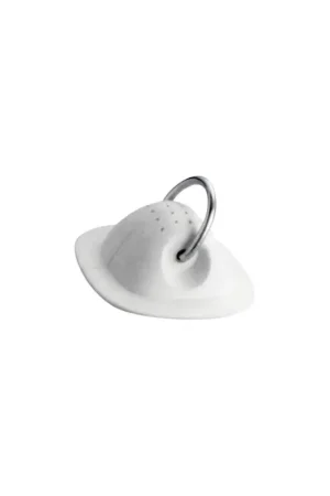 Piastra con anello D in acciaio inox serie Mil Sconto