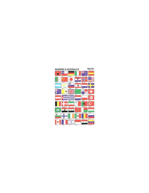 Tabella adesiva bandiere nazionali, 160 x 240 mm Affare