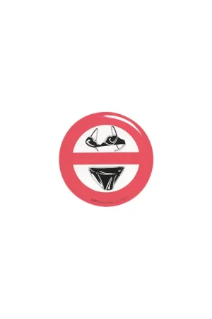 Cartello adesivo divieto bikini a bordo Prezzo Ridotto
