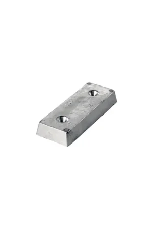 Professionale Anodo a piastra in zinco per flap 0,68 kg, 130x50x17 mm