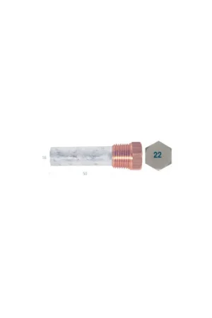 Affare Anodo barrotto Yanmar 4LH, 6LP, 6LY2, 6LY, passo 1/2"