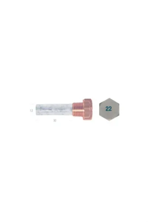 Anodo barrotto Yanmar 6LP/6LY2/6LY, zinco short, ricambio originale Super Prezzo