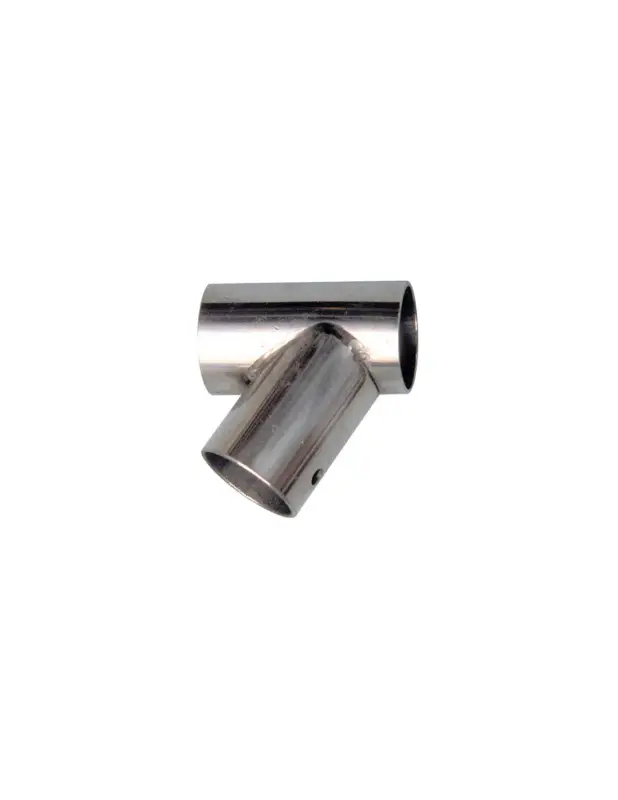 Promozione Esclusiva Giunto T 60° destro in acciaio inox AISI316 stampato per strutture tubolari