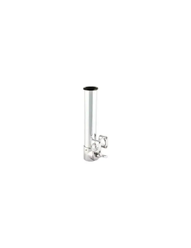 Supporto portacanne orientabile cromato con morsetto stringitubo Offerta