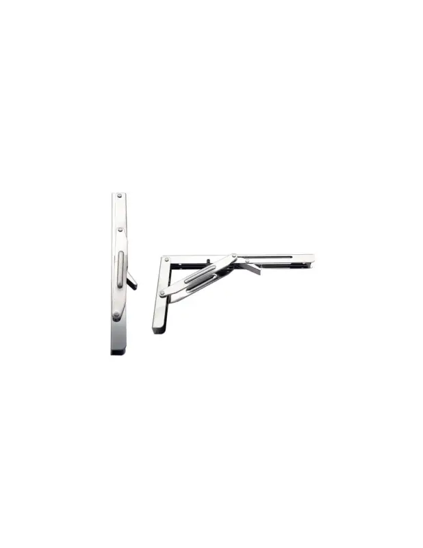 Saldi Supporto abbattibile tipo Rako in acciaio inox, 300 mm, spessore 40 mm