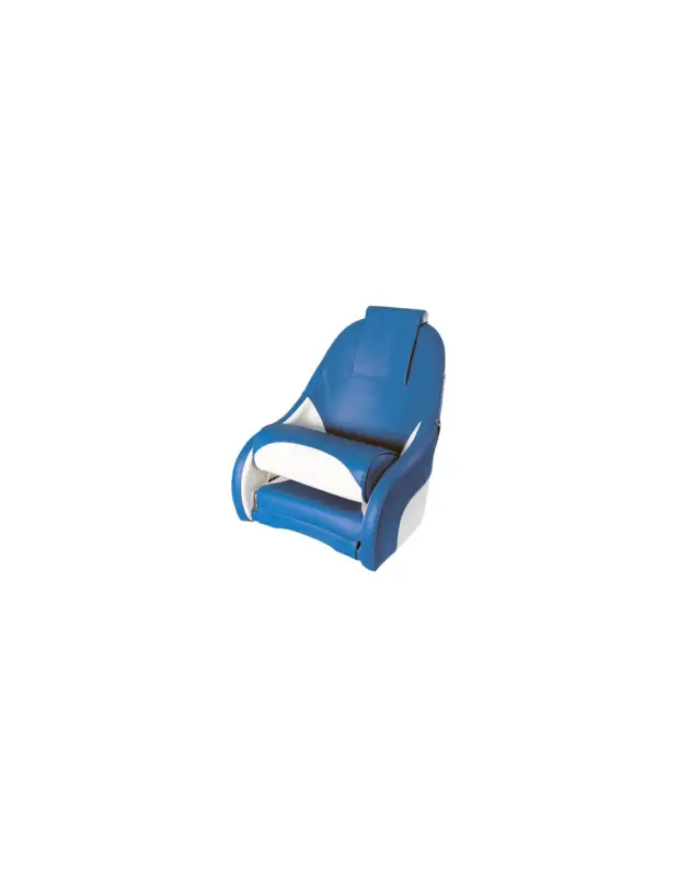 Poltroncina nautical Ocean 51 flip-up, seduta imbottita skay marino Non Perdere