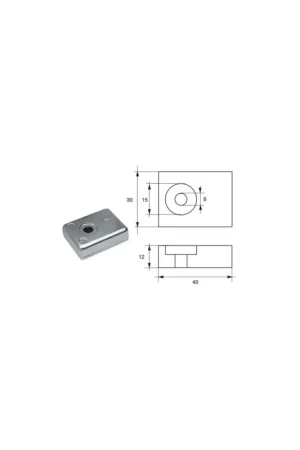 Anodo Zinco Suzuki SU003 - Codice originale 55320-95310 Pagamento Sicuro